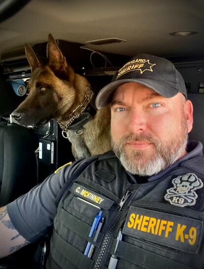 Deputy McKinney with K9 Kai 